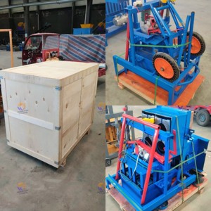 Máy gạch đẩy trực tiếp bán tự động 2-45b sản xuất nhiều loại bê tông xi măng khuôn động cơ mới cũng sản xuất khối xi măng - Product Image 6