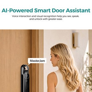 Cerradura Inteligente WiFi SJJ Totalmente Automática TTLock Tuya con Reconocimiento Facial, Vena de la Palma, Cámara de Mirilla, Videoportero, Desbloqueo Remoto y Control en la Nube - Product Image 5