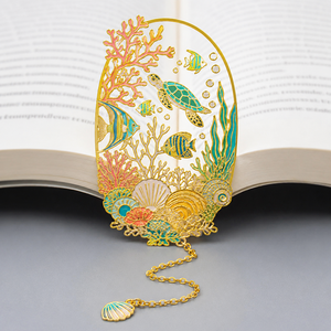 Premium Bespoke Metal Enamel <b>Bookmarks</b> with Gold Plating for Premium Brand <b>Gifts</b> - Product Image 2