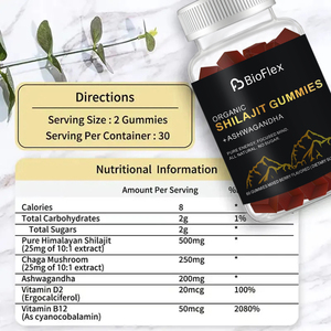 OEM Özel Etiketli Helal Doğal Vegan %100 Saf Himalaya Organik Şilajit Sakızları Takviyeleri Aşvagandha ile - Product Image 6