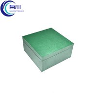 Caja de Regalo Personalizada Reutilizable con Tapa Verde, Impresión de Patrón y Logotipo, Empaque para Regalos Navideños, Frascos, Aceites, Productos Cosméticos para el Cuidado de la Piel