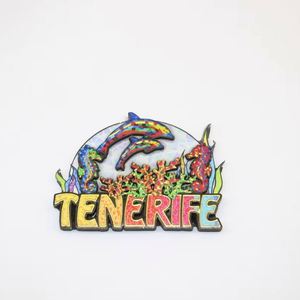 Imán de MDF Más Vendido con Diseño Único de Búho, Caballito de Mar, Mariposas y Lagartos, Imanes Personalizados para Refrigerador en 3D, Forma de Abanico y Rectángulo - Product Image 1