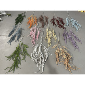 Bouquet artificiel en forme de larme, artisanat, en caoutchouc souple, décoration de mariage, ornement de salon - Product Image 2
