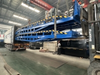 Rampe de camion 6 tonnes 8 tonnes 10 tonnes 12 tonnes 15 tonnes 20 tonnes pont d'embarquement hydraulique niveleur de quai plate-forme de conteneur chargement déchargement
