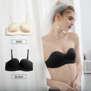 Sexy Ladies Big Size Padded Bra Inflatable Air Push Up Bra With Detachable Pad