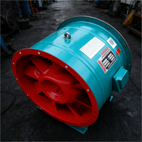 Ventilateur d'évacuation de fumée HTF-I-10, ventilateur d'évacuation de fumée haute température 11KW, centre commercial souterrain résistant aux hautes températures F