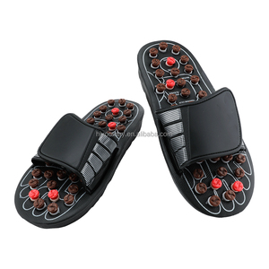 Estimulación de acupuntura Sandalias de reflexología Puntos de acupuntura de pies Nodos de masaje Presión de dedos humanos simulados Zapatillas de masaje de pies - Product Image 5