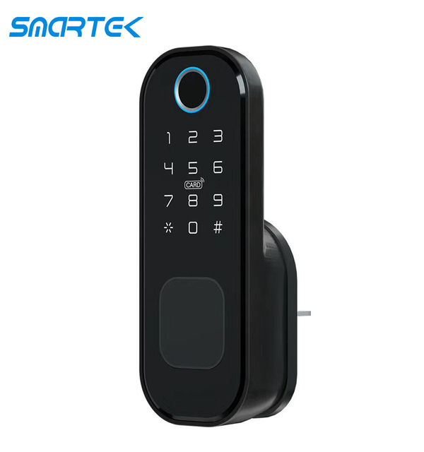 SMARTEK Waterproof TTlock Smart Digital Rim Door Lock