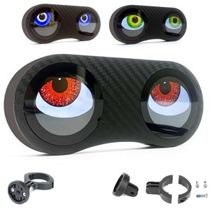 Nouveau <span class=keywords><strong>Design</strong></span> Personnalisé Écran Simple ou Double Dynamic Eveil Yeux Lumières pour Vélo et Moto - Product Image 1