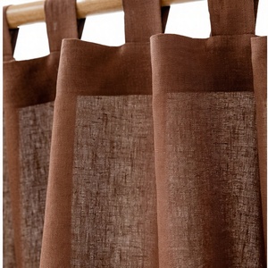 Cortinas de Lino Texturizado AksharaFAB AF103 al por Mayor para la Sala de Estar - Product Image 1