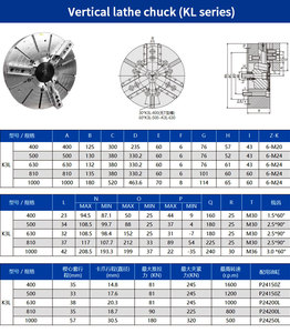 Máy tiện lớn Chuck 15/1 8/21/24/32 inch 1.5 mét 3 hàm mềm Hàm cứng hàm Thêm lớn thông qua lỗ CNC máy tiện Chuck điện Chuck - Product Image 2