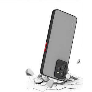 Funda Protectora para Teléfono Oppo <span class=keywords><strong>Realme</strong></span> C35, Delgada, con Borde de TPU Resistente a Golpes, Color Mate Ahumado - Product Image 3