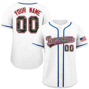 Chemise de baseball personnalisée boutonnée taille plus T-shirt à sublimation cousu Cmo Logo nom numéro hommes maillot de baseball pour jeunes - Product Image 5
