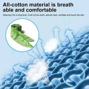 Fasciatura sportiva estiva per la testa e la Bandana di raffreddamento aderenza sottile a secco per smorzare la sciarpa di raffreddamento del ghiaccio imbevuta di allacciatura intorno <span class=keywords><strong>al</strong></span> <span class=keywords><strong>collo</strong></span> sciarpa fresca di ghiaccio - Product Image 6