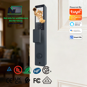 <span class=keywords><strong>NB</strong></span> Moteur Tuya WiFi Reconnaissance faciale Serrure de porte Poignée intelligente Accès sans clé Contrôle APP Design moderne pour hôtels appartements - Product Image 3
