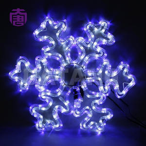 Waterproof Ip65 2d Snowflake Motif Led Rope Light Christmas Shopping Decorative Holiday Motif Lights - Product Image 2