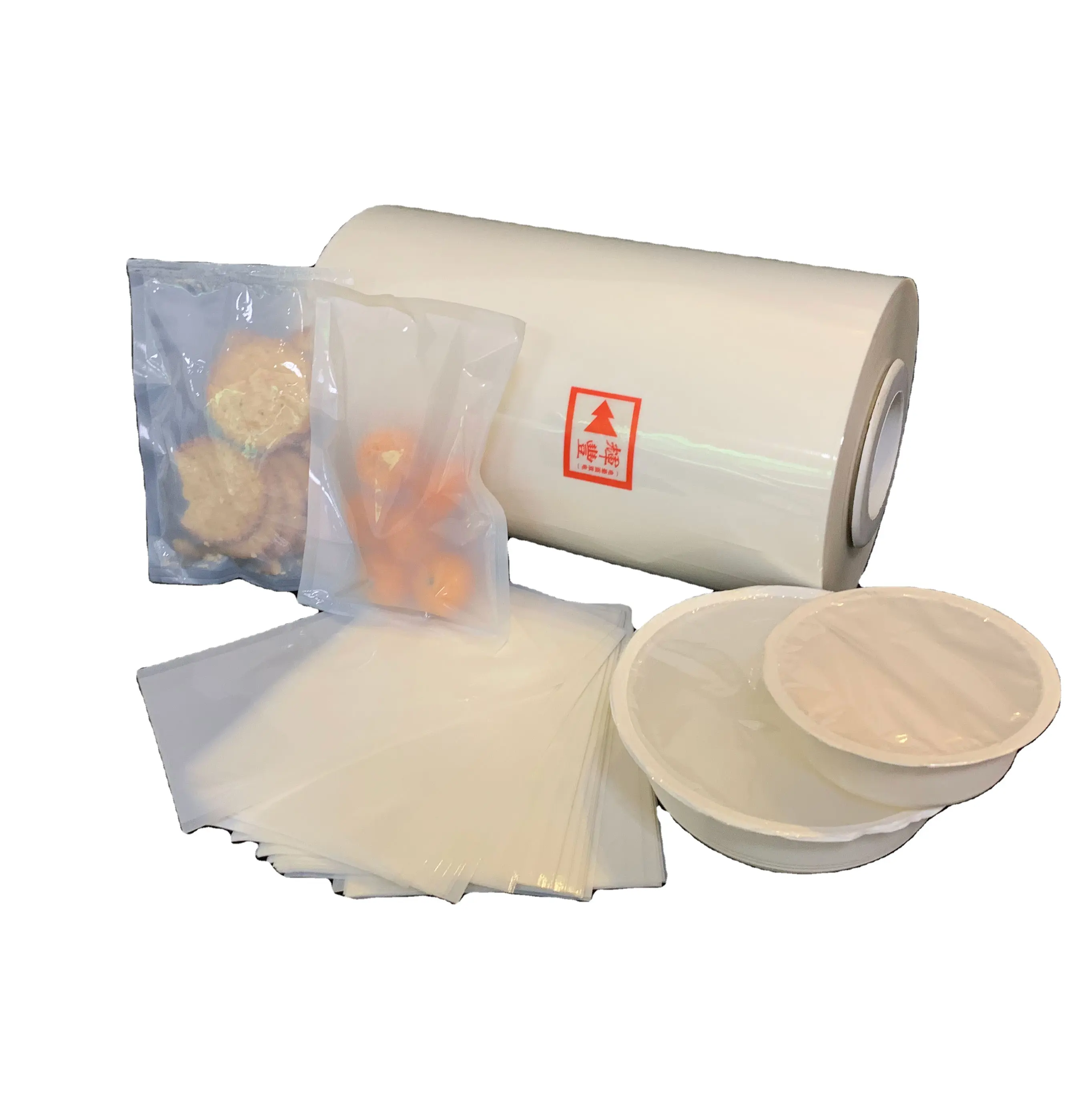 PP PA PE EVOH nylon Vacuum film printing composite fruit bag food grade plastic packaging