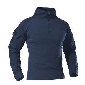 Combinaison de randonnée camouflage pour homme, vêtements tactiques camouflage en coton à séchage rapide à manches longues - Product Image 4