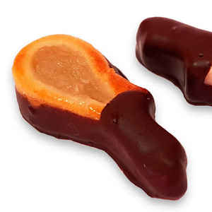 High <b>Quality</b> Dulymaz 300G Spanish Marzipan Citron & Jam Filled Traditional Ham Shape Solid Chocolate for Parties - Product Image 1