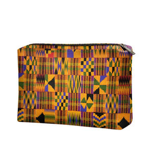 Mode féminine PU pochette portefeuille personnalisé multifonction porte-carte zippé sacs à main poignet sac Culture nationale africaine - Product Image 2
