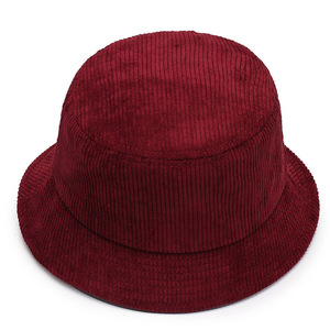 Chapeau bob en velours côtelé pour femmes pas cher, vente en gros, chapeau bob en velours côtelé uni pour hommes - Product Image 3
