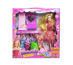 beauty play set plastic 11.5 inch fashion dolls toys for girls