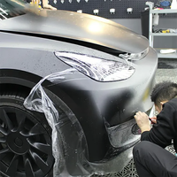Film de protection de peinture (PPF) noir brillant en TPU de 7,5 mil pour carrosserie, populaire sur le marché, fabricant de PPF