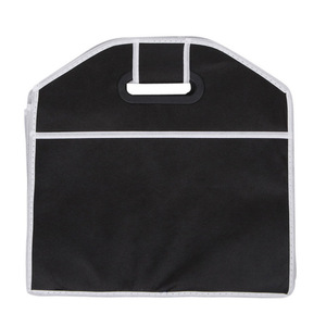 Car Trunk <b>Storage</b> <b>Box</b> 41L <b>Waterproof</b> Folding Organizer Black Non Woven Fabric Multi Compartment Car Organizer - Product Image 4