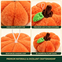 Peluche citrouille douce de 8 pouces, coussin en forme de légume, prix pour machine de jeu d'arcade de centre commercial, fournisseur direct d'usine, articles en stock à acheter