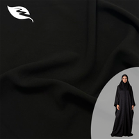 Tissu respirant en crêpe italien pour abaya, élégant, brillant, confortable, style Dubaï, vêtements musulmans pour filles
