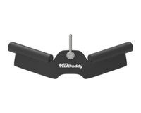 MDBuddy Poulie en PVC écologique Câble de machine Accessoires de barre de traction Triceps Lat Poignée de barre de traction