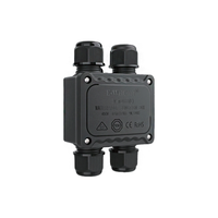 Bornes de connexion électriques rapides Newstep NW-M2068S-6T, étanches IP68, en alliage de cuivre, 450V 40A, 2 entrées/2 sorties, pour extérieur