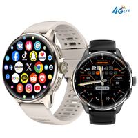 Montre connectée H100 avec carte SIM 4G, écran AMOLED de 1,6 pouce, caméra, 3+32 Go, GPS, NFC, boussole, appel vidéo BT, télécommande IR