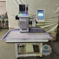 Machine à broder informatisée avec découpe laser, bordure en dentelle, prix avec couteau de découpe automatique, découpeuse de sequins, sequance