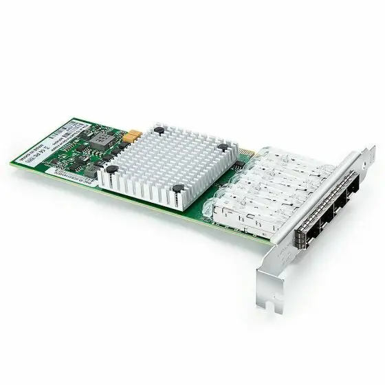 6COM Intel I350-AM4 Netzwerks chnitt stellen karte, 1G Quad-Port SFP, PCIe 2.0x4, Halbe und volle Halterung