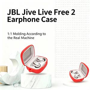 Étui pour écouteurs <span class=keywords><strong>JBL</strong></span> <span class=keywords><strong>Live</strong></span> <span class=keywords><strong>Free</strong></span> 2, housse de protection étanche et résistante aux chocs en TPU pour écouteurs <span class=keywords><strong>JBL</strong></span> TWS avec crochet - Product Image 2
