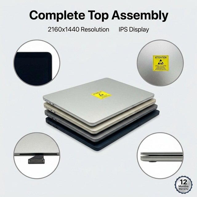 Daplinno LCD Replacement 13.6" for MacBook Air M2 2022 A2681 Panel Full LCD Screen Display Complete Top Assembly