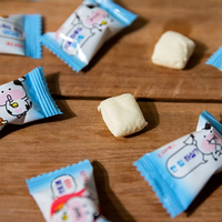 Korean Imported Milk-Flavored Marshmallow Soft Candies 63g Bag for Wedding Celebration and Happy Sharing
