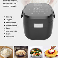 Cuisinière multifonctionnelle intelligente IH électronique de cuisine 3,0 L, cuiseur à riz électrique, revêtement antiadhésif, affichage numérique LED, minuterie, usage domestique