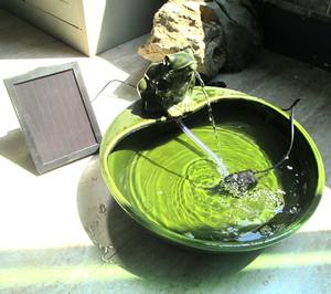 <span class=keywords><strong>Fuente</strong></span> Solar de Cerámica con Forma de <span class=keywords><strong>Rana</strong></span>, Decoración de Agua Solar, <span class=keywords><strong>Fuente</strong></span> de <span class=keywords><strong>Rana</strong></span> de Cuento de Hadas para Baño de Aves, Jardín, Balcón - Product Image 5