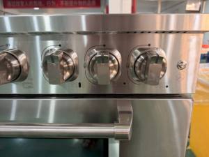 48 pouces. 7,84 Cu. Table de cuisson à gaz 7 brûleurs avec four à convection, en acier inoxydable, pour usage domestique, autoportante - Product Image 4