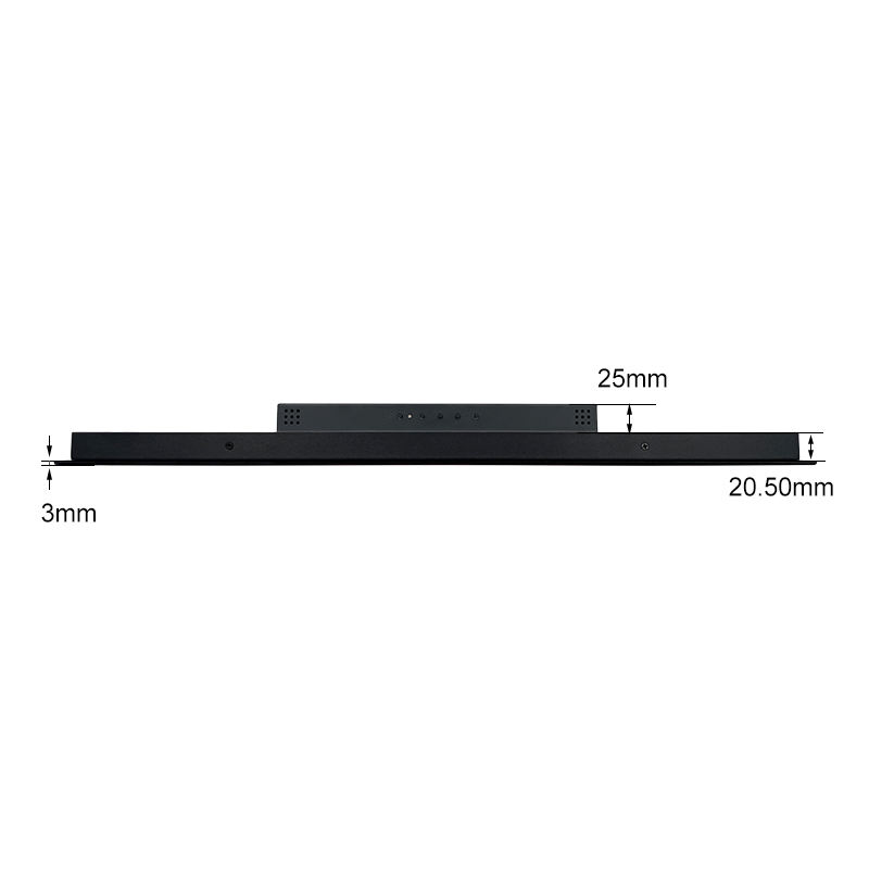 21.5 Inch IPS 1920*1080 Industrial Monitor HD-MI VGA Industrial LCD Display Metal Aluminum TFT Embedded Pure Flat OEM ODM Screen