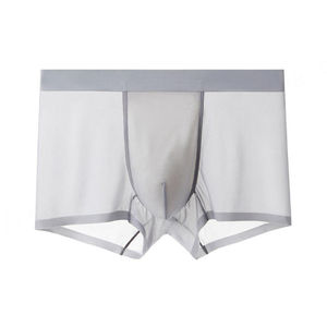 Short personnalisé pour homme Ice Silk Mesh Élastique d'été Respirant Vente en gros Fashional Boxer pour homme - Product Image 6