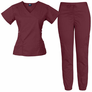 Uniformes Femmes Scrubs Sets - Enhanced V Neck Top Multi Colour Scrubs - Product Image 6