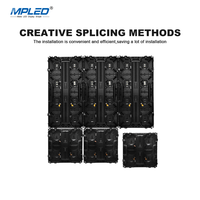 Pantalla LED para exteriores MPLED concisa hermosa P3.91 nuevo diseño señalización Digital alquiler pantalla LED para escenario trasero para ascensor IP65