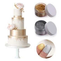 Poudre de couleur alimentaire dorée de qualité alimentaire, poudre de brillance alimentaire pour la décoration de gâteaux, cupcakes et biscuits