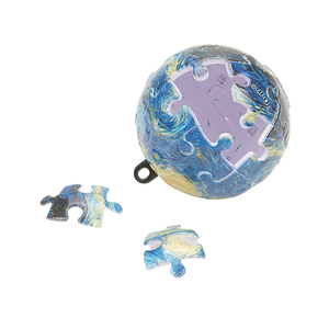 Porte-clés puzzle 3D DIY, logo personnalisé, mini sphère en plastique ABS, jouet de puzzle pour enfants et adultes - Product Image 2