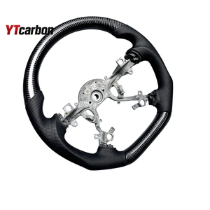 Volant de course personnalisé en fibre de carbone véritable à <span class=keywords><strong>4</strong></span> branches YTcarbon pour <span class=keywords><strong>Clio</strong></span> <span class=keywords><strong>GT</strong></span> RS 90-98, accessoires intérieurs de voiture, pièces automobiles - Product Image 5