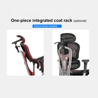 Chaise de bureau ergonomique en maille avec accoudoirs en alliage d'aluminium 6D et revêtement PU, chaise de jeu inclinable réglable pour ordinateur, idéale pour la vente en gros