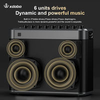 200W vente en gros sans fil Mini haut-parleur karaoké avec microphones Portable maison BT fête haut-parleur micro cadeau Home cinéma système de son